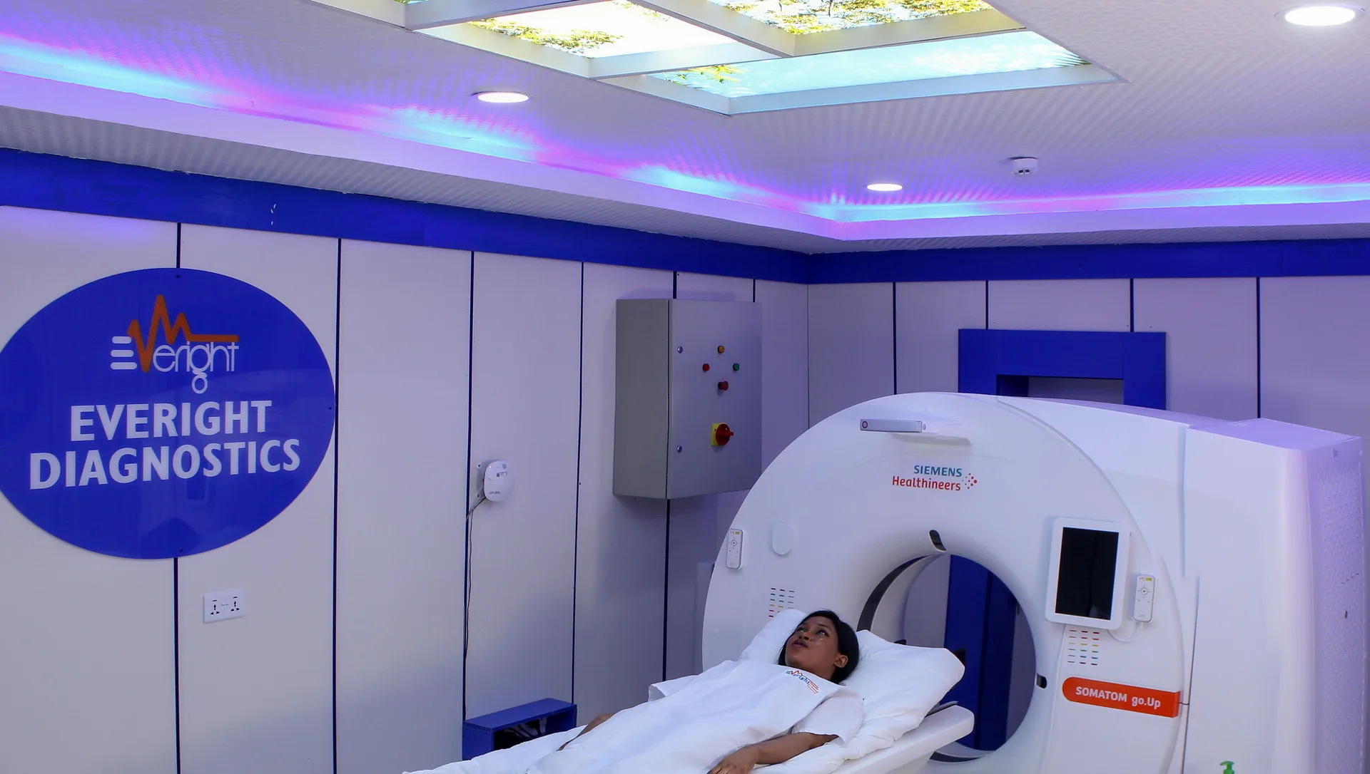 Everight's 64-slice CT scanner in the Abuja imaging suite